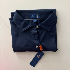 Stitch Navy Casual Button Down Shirt for Men